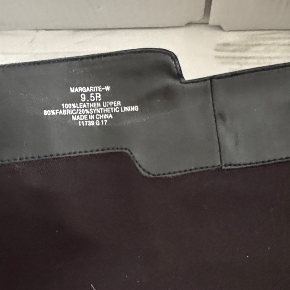 NWT Ralph Lauren Margarite Black Leather 1" Heel Riding Boots Size 9.5 wide calf - Picture 13 of 16